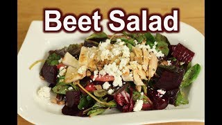 Balsamic Beet Salad Recipe With Grilled Chicken  Rockin Robin Cooks [upl. by Arreit]