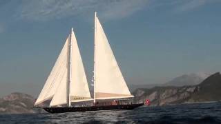 185 Yacht Regina Sailing on the Coast of Turkey [upl. by Demmy]