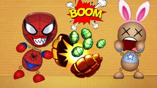 The Cluster Bomb Vs SPider Buddy  Kick The Buddy [upl. by Grubman313]