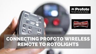 How to Connect the Profoto Wireless Remote to Rotolights [upl. by Odnanreh]