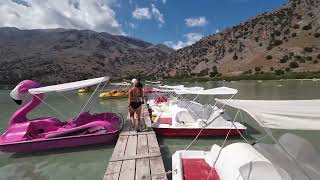 Crete day 5  Lake Kournas Imbros gorge [upl. by Gilba498]