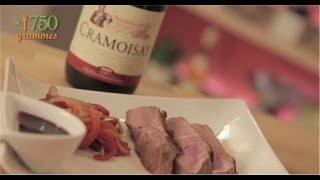 Recette de Magret de canard rôti et jus de sangria  750g [upl. by Nawtna]