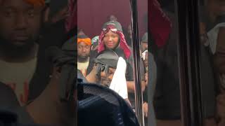 NJ Twork Accidentally Spits Drink on Tay Roc during Bigg K Battle Funny Moment at KOTD Massacre 6 [upl. by Oeram534]