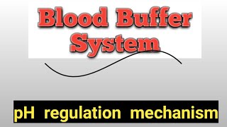 Blood Buffer System Chemical Buffer System  Bicarbonate Buffer System [upl. by Claudetta]