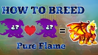 How To Breed Pure Flame Dragon  Dragon City [upl. by Edniya542]