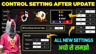 FREE FIRE CONTROL SETTINGS FULL DETAILS  FREE FIRE PRO PLAYER SETTINGS 2023  FREE FIRE SETTING [upl. by Klayman837]