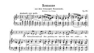 Schubert Romanze D797 Rosamunde  Hermann Prey 1969  Philips 6573 010 [upl. by Adiv]