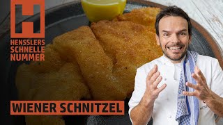 Schnelles Wiener Schnitzel Rezept von Steffen Henssler [upl. by Friedland449]