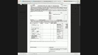 Landlord Tenant Required Insurance Certificate of Liability Insurance [upl. by Einatsed]