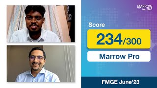 How Dr Kareem used Marrow QBank effectively to secure the top score of 234300 in FMGE June 23 [upl. by Nnairda]