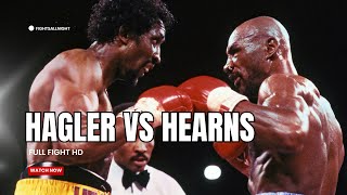 Marvin Hagler Vs Tommy Hearns  The War  Full fight [upl. by Ardnaik]