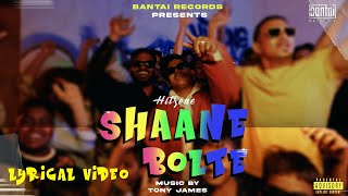 HITZONE  SHAANE BOLTE LYRICAL VIDEO [upl. by Hooper687]