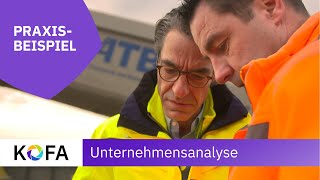 Unternehmensanalyse Beispiel interne und externe Analyse in der Baubranche Praxisbeispiel [upl. by Millda40]