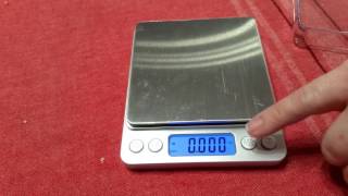 Small Size Digital Scale up to 66 pounds grams ounces grains carats [upl. by Scarlett276]