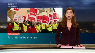 TV Doku Warnstreik bei Deutsche Post DHL  Kundgebung in Kaiserslautern [upl. by Ysdnil]