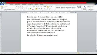 Consolidation et normes comptables internationales  Les systèmes de mesure dans les normes IFRS [upl. by Melessa]