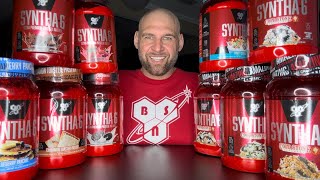 BSN SYNTHA 6 PROTEIN EVERY FLAVOR REVIEWED 💪🏼 [upl. by Keg753]