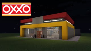 Minecraft How To Build A Convenience Store  Oxxo [upl. by Akihdar]