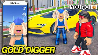 EXPOSING BOY GOLD DIGGER IN ROBLOX SNAPCHAT [upl. by Alvina]