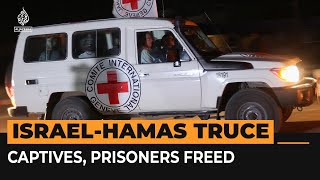 Hamas Captives and Palestinian Prisoners Released  Al Jazeera Newsfeed [upl. by Odraccir]