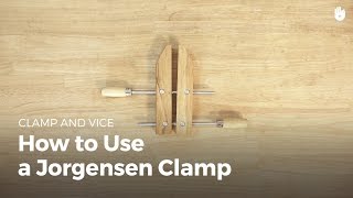 How to Use a Jorgensen Clamp  Woodworking [upl. by Nniw]