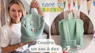 Tuto couture facile  coudre un sac à dos enfant [upl. by Annora]