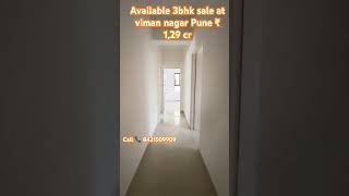 Viman Nagar Pune 3bhk sale at ₹ 129cr 1 car park 🅿️ build up 1500 sqft shorts news vimannagar [upl. by Ethelin393]