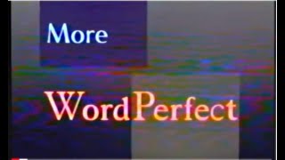 VHS RIP More Word Perfect  How to get the most of your Word Processor [upl. by Lewse16]