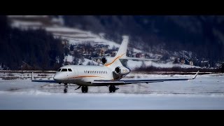 Planespotting  Engadin Airport LSZS 19032016 STMORITZSAMEDAN part 1 [upl. by Annoved446]