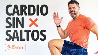 🔥 RUTINA para BAJAR DE PESO  ADELGAZA con estos EJERCICIOS de CARDIO SIN SALTOS en CASA 💪 [upl. by Nyrok]