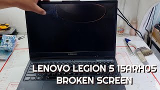 LENOVO LEGION 5 15ARH05 SCREEN REPLACEMENT [upl. by Donelu]