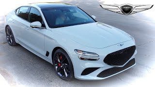 2023 Genesis G70 Review 33T V6 AWD Sport Prestige [upl. by Nebur]