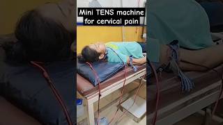 mini tens machinecervicalpain cervicalspondylosis migrationsensory nerve shortsphysioclinic [upl. by Shantha]