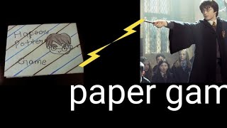 Harry potter paper game chapter 1 [upl. by Eseneg]