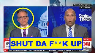 YIKES CORY BOOKER 100 HUMILATES TRUMPS JAKE TAPPER CNN [upl. by Yenettirb737]