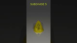 Transparent Cloth on Blender 1 vs 7 Subdivide [upl. by Pete936]