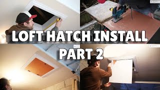 How To Fit A Loft Hatch Insulation Seal And Save Money On Heating Bills [upl. by Atileda]