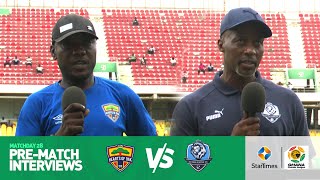 Accra Hearts of Oak 🆚 Accra Lions Prematch Interviews  Ghana Premier League  MD28 [upl. by Yticilef]