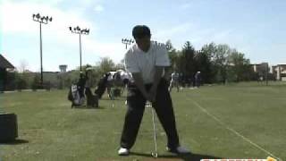 Left Leg Stability Drill by Chicago Golf Instructor Lou Solarte [upl. by Skippy351]