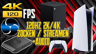 120 FPS 4K zocken aufnehmen und Streamen mit optischem Headset so gehts [upl. by Inava919]