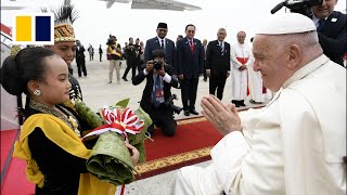 WATCH LIVE Pope Francis visits Indonesia [upl. by Marolda]