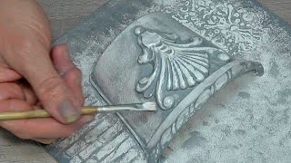 2 cool ideas relief panel doityourself relief panel 3D panel relief painting Relief Art [upl. by Sdlonyer]