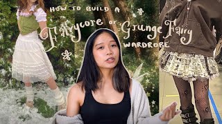 How to Build a Fairycore  Grunge Fairy Wardrobe amp where to shop [upl. by Aikrahs24]