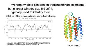 Interpreting hydropathy plots and hydropathy indexes [upl. by Dorelle]