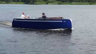 Lillebror E 78 electric boat test run [upl. by Ramey618]