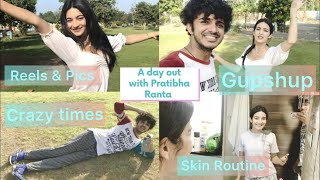 Vikram Vlog  A Day out with Pratibha Ranta Chahat  Qurbaan Hua [upl. by Regen]