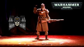 Warhammer 40000 Death Korps of Krieg Imperial Guardsman Cosplay [upl. by Ainedrag543]