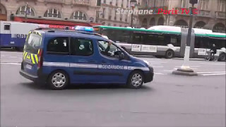 Vidéo  Gendarmerie Nationale convoi dans Paris [upl. by Welch]