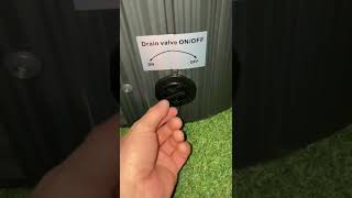 How to drain Hot Tub  Drain valve operation  Hot Tubs Rock [upl. by Dallon]