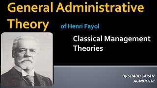 Administrative Management Theory by Henri Fayol in Hindi  Business Management NTA UGC NET Commerce [upl. by Adekam]